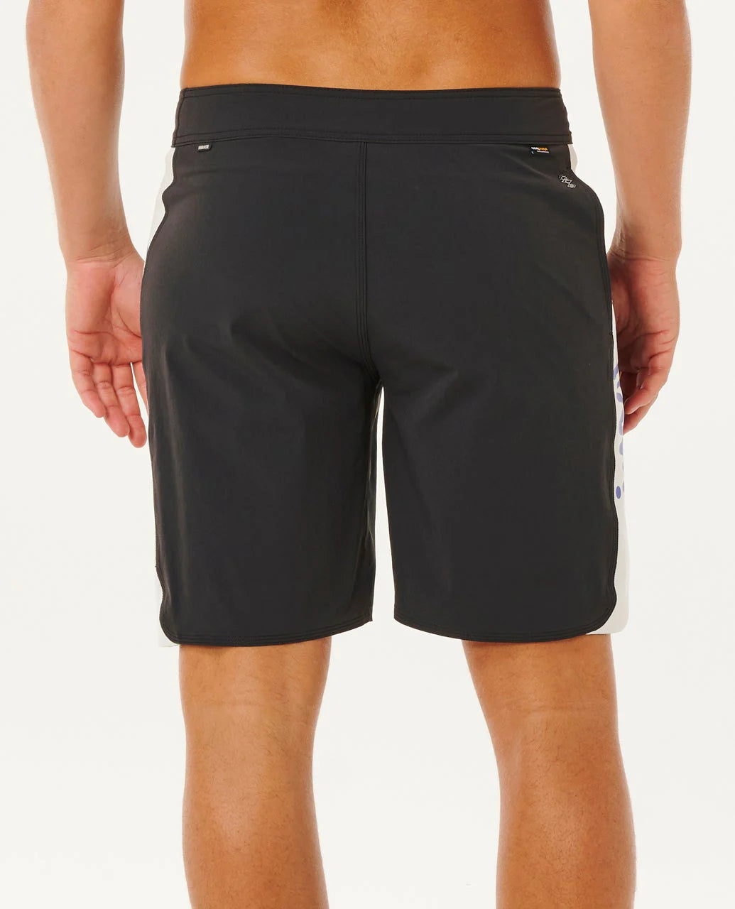 RIP CURL MIRAGE 3-2-ONE ULTIMATE 19 INCH BOARDSHORT MENS SURF SHORT BLACK WHITE MULTI