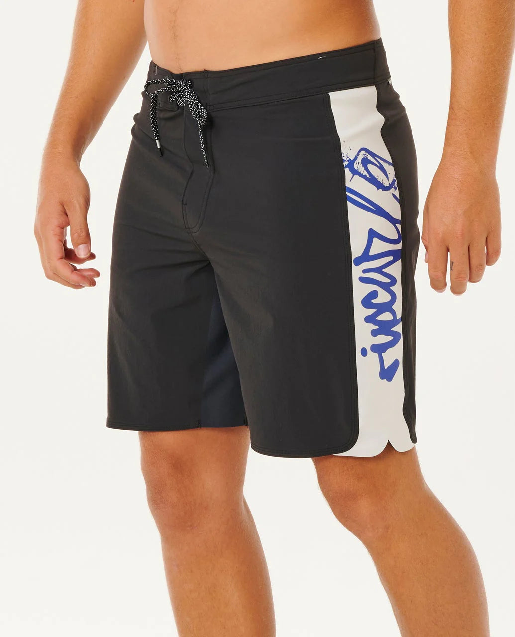 RIP CURL MIRAGE 3-2-ONE ULTIMATE 19 INCH BOARDSHORT MENS SURF SHORT BLACK WHITE MULTI