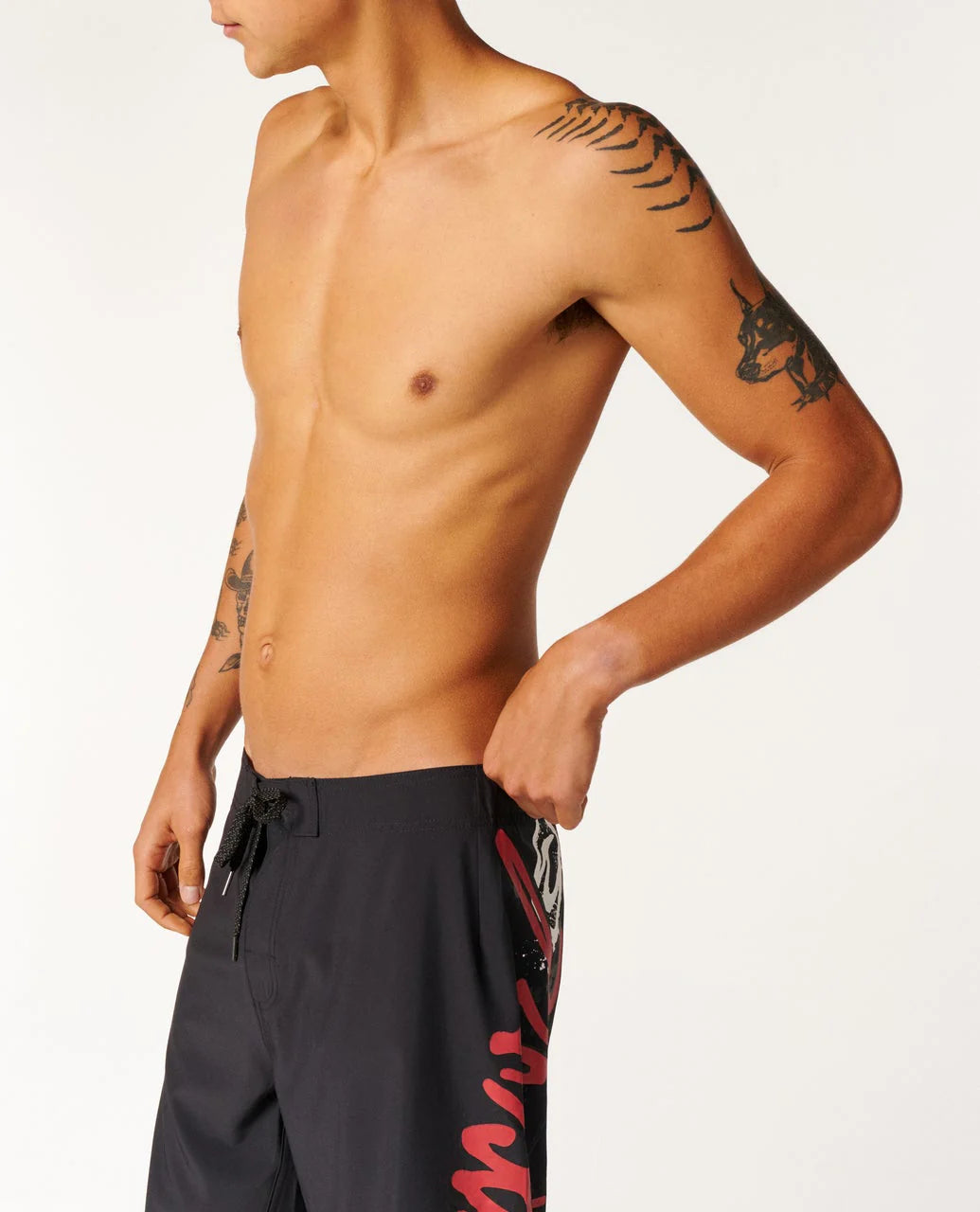 RIP CURL MIRAGE INNER VISIONS SCRIPT 22" BOARDSHORT MENS LONG SURF SHORT BLACK