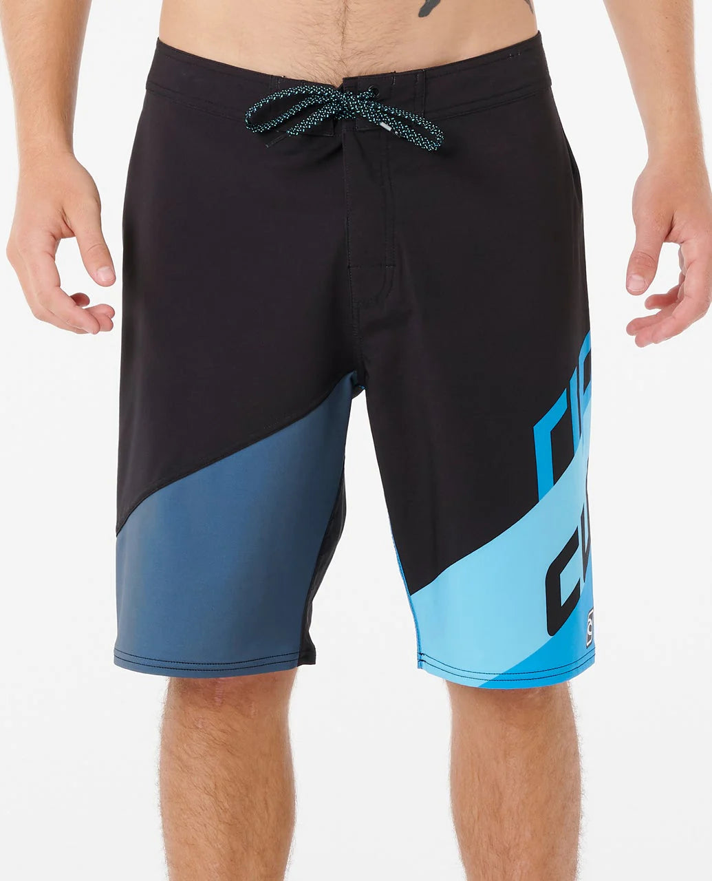 RIP CURL MIRAGE LITTLE MALI 21" BOARDSHORT – MENS PERFORMANCE SURF SHORT IN BLACK BLUE