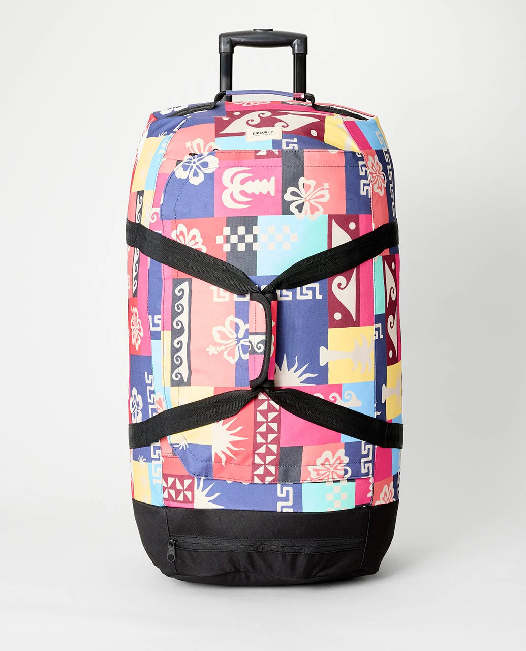 RIP CURL MIXED 80L JUPITER TRAVEL BAG – BLACK / MULTI / PINK