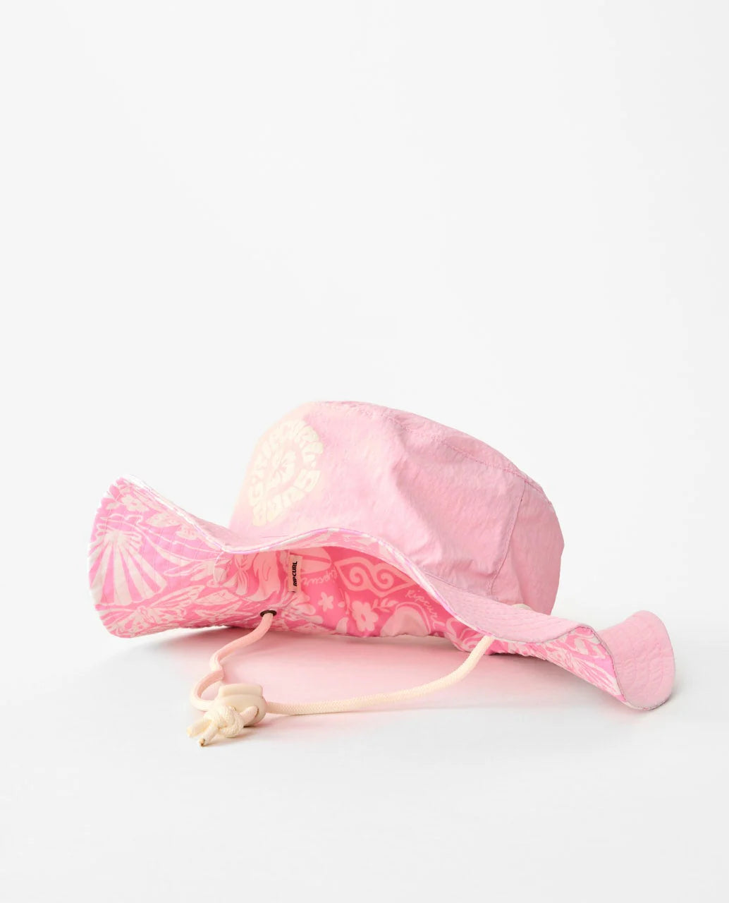 RIP CURL MIXED REVO UPF50 BUCKET HAT - KIDS (PINK)