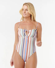 RIP CURL OCEANIC STRIPE ONE PIECE SWIMSUIT – WOMENS – MULTICO GOOD COVERAGE