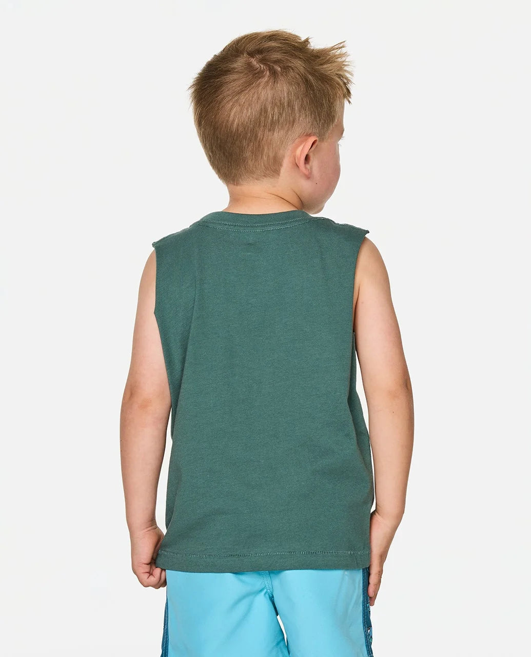 RIP CURL PADDLE OUT KIDS TANK - MUTED GREEN