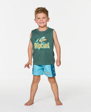RIP CURL PADDLE OUT KIDS TANK - MUTED GREEN