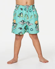 RIP CURL PADDLE OUT KIDS VOLLEY BOARDSHORTS - AQUA
