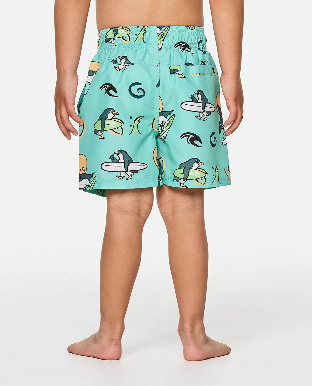 RIP CURL PADDLE OUT KIDS VOLLEY BOARDSHORTS - AQUA