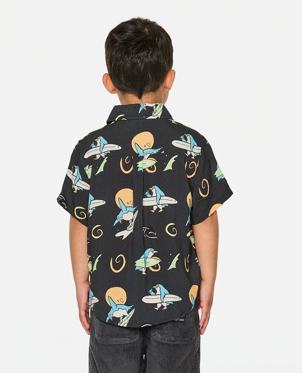 RIP CURL PADDLE OUT SHIRT – KIDS – WASHED BLACK