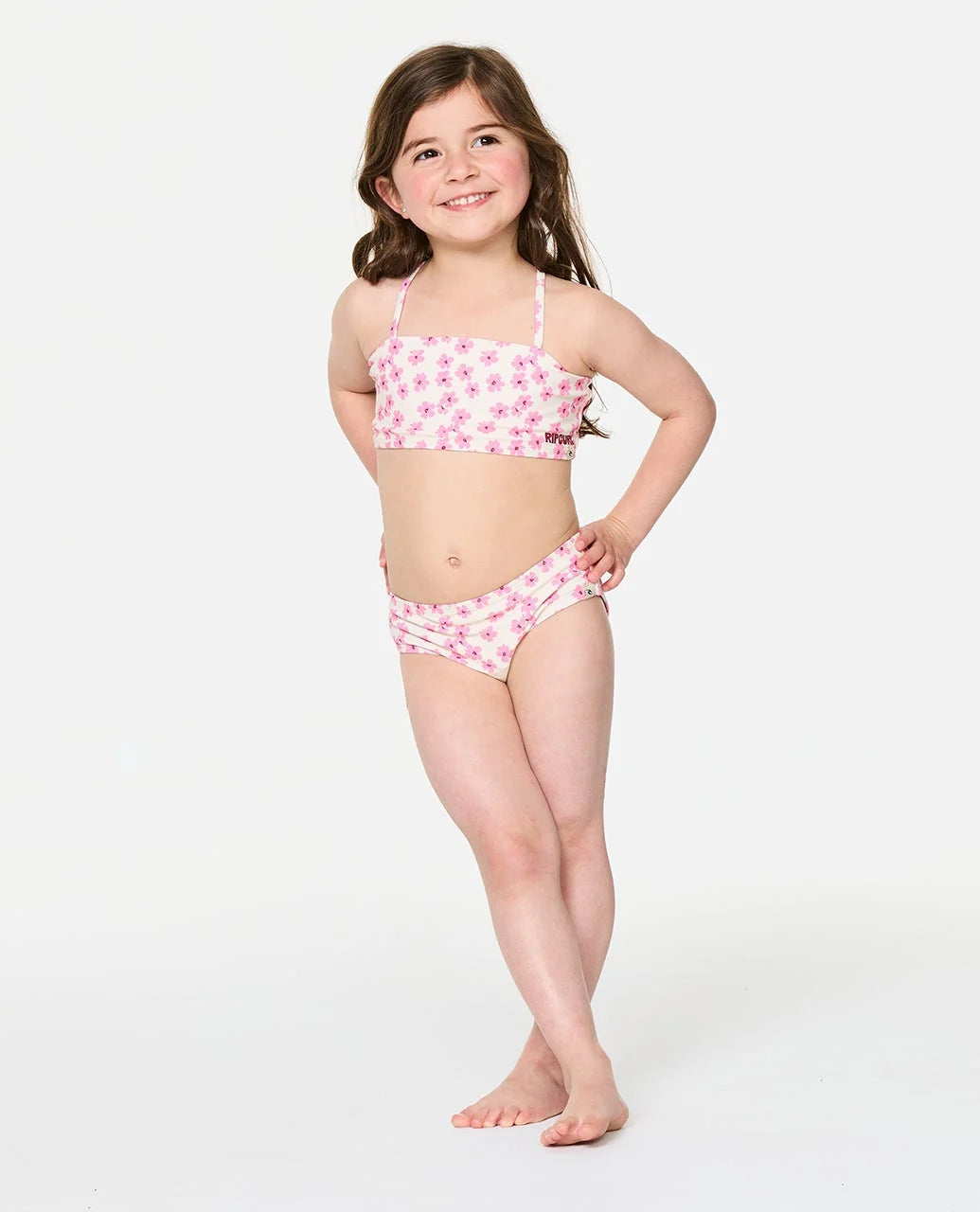 RIP CURL PARTY WAVE BIKINI SET – KIDS – PEACH