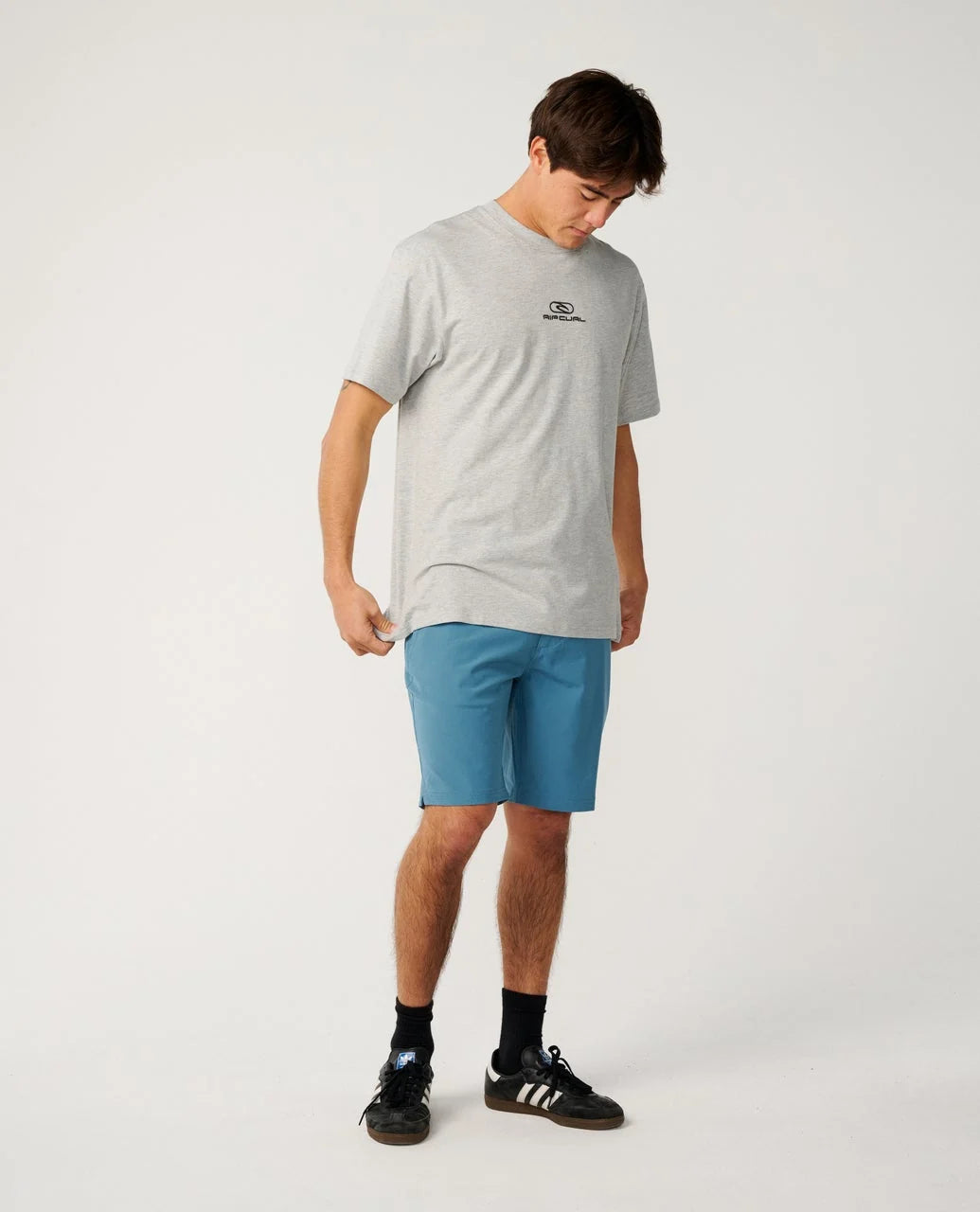 RIP CURL PHASE NINETEEN 19" BOARDWALK SHORT – BLUE ROCK