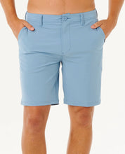 RIP CURL PHASE NINETEEN 19 INCH BOARDWALK MENS HYBRID SHORT FADED DENIM