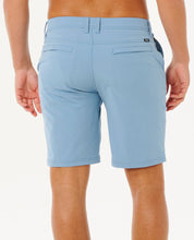 RIP CURL PHASE NINETEEN 19 INCH BOARDWALK MENS HYBRID SHORT FADED DENIM