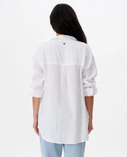 RIP CURL PREMIUM SURF LONG SLEEVE BUTTON UP SHIRT WOMENS WHITE