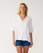 RIP CURL PREMIUM SURF SHORT SLEEVE SHIRT - WHITE