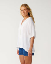 RIP CURL PREMIUM SURF SHORT SLEEVE SHIRT - WHITE