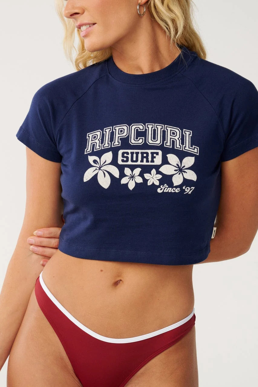 RIP CURL RETRO SWELL BABY TEE – NAVY