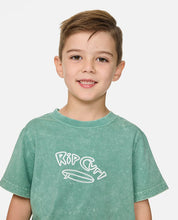 RIP CURL RIDE THE WAVE WASH TEE KIDS T SHIRT ALOE