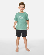 RIP CURL RIDE THE WAVE WASH TEE KIDS T SHIRT ALOE
