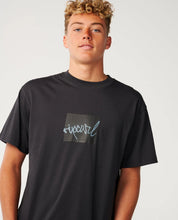 RIP CURL RIP SCRIPT ICON LOOSE TEE – WASHED BLACK