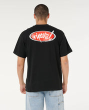 RIP CURL RIP SCRIPT TEE MENS CASUAL SURF LOGO T-SHIRT – BLACK