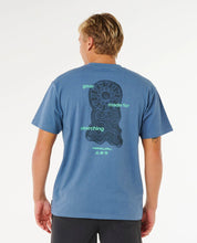 RIP CURL SEARCH SUNDIAL LOOSE T-SHIRT MENS OVERSIZED SURF TEE RELAXED FIT BLUEFIN