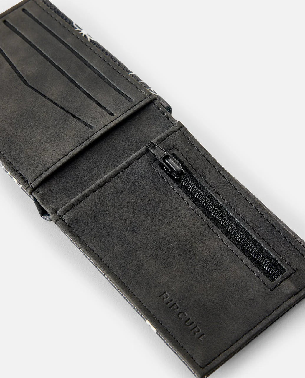 RIP CURL SESSIONS SLIM WALLET MENS SURF WALLET COMPACT BLACK WHITE