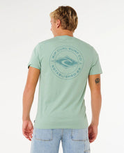 RIP CURL STAPLE T-SHIRT MENS BASIC SURF TEE EVERYDAY ESSENTIAL ALOE