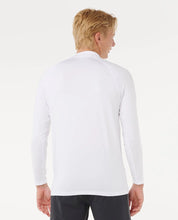 RIP CURL STAPLER UPF50 LONG SLEEVE RASH VEST MENS SURF SHIRT WHITE