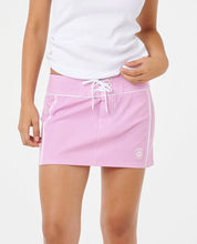 RIP CURL STEPHANIE GILMORE SPLICED BOARDSHORT SKIRT – WOMENS SURF SKIRT IN MAUVE