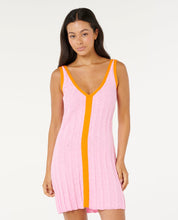 RIP CURL SUNSET LUAU KNIT DRESS WOMENS CASUAL SUMMER DRESS – PINK