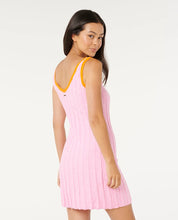 RIP CURL SUNSET LUAU KNIT DRESS WOMENS CASUAL SUMMER DRESS – PINK