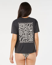 RIP CURL SUNSET LUAU SHORT SLEEVE SURF LITE – MENS PERFORMANCE SURF TOP WASHED BLACK