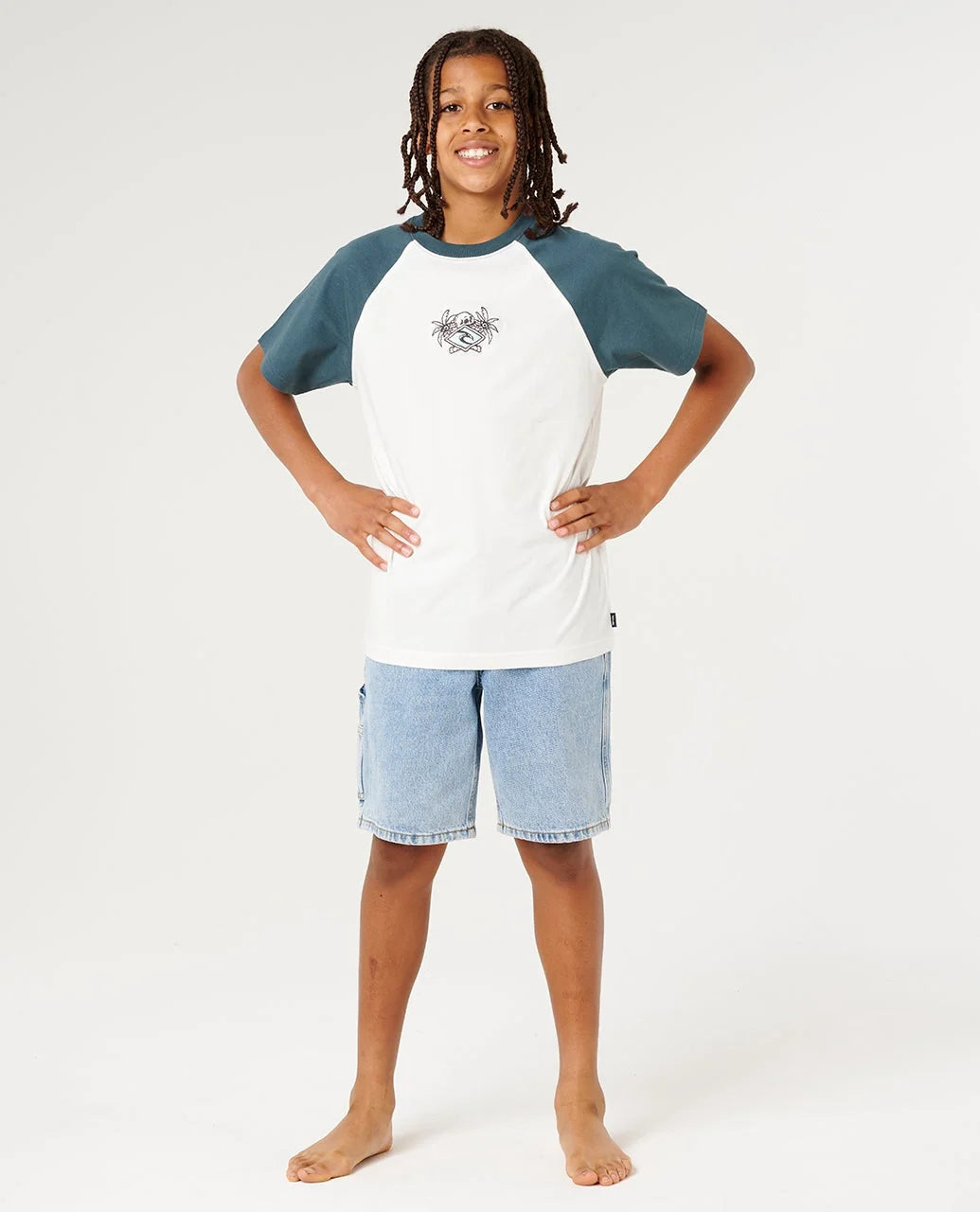RIP CURL SUNSET SESH RAGLAN - KIDS – BONE