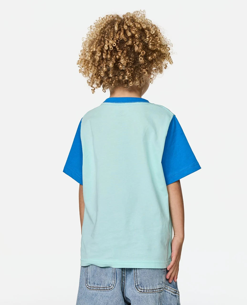 RIP CURL SURF CHECK ART TEE - KIDS – LIGHT AQUA