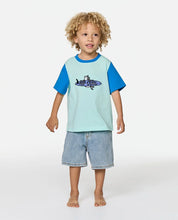 RIP CURL SURF CHECK ART TEE - KIDS – LIGHT AQUA