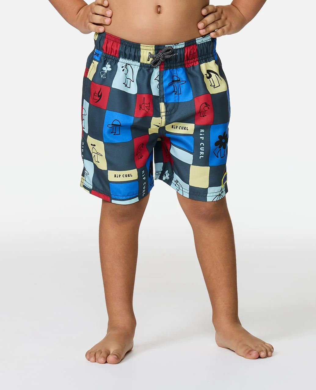 RIP CURL SURF CHECK VOLLEY BOARDSHORT - KIDS – PINE NIGHT