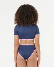 RIP CURL SURF PUFF BIKINI – KIDS – NAVY FULL COVERAGE TWO-PIECE SWIM SET