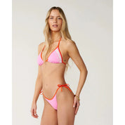 RIP CURL SURF PUFF SLIDING TRIANGLE BIKINI TOP WOMENS SWIMWEAR – ORANGE