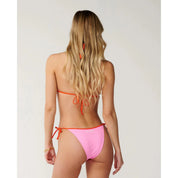 RIP CURL SURF PUFF SLIDING TRIANGLE BIKINI TOP WOMENS SWIMWEAR – ORANGE