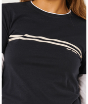 RIP CURL SURF REVIVAL LAYERED LS TEE –  DARK NAVY