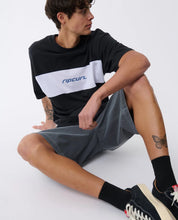 RIP CURL UNDERTOW LOOSE TEE MENS T SHIRT BLACK WHITE
