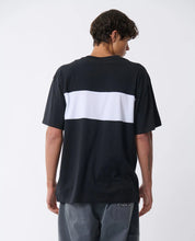 RIP CURL UNDERTOW LOOSE TEE MENS T SHIRT BLACK WHITE