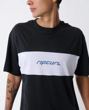 RIP CURL UNDERTOW LOOSE TEE MENS T SHIRT BLACK WHITE