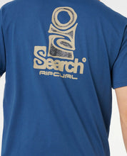 RIP CURL VAPORCOOL SEARCH STACK TEE MENS PERFORMANCE SURF T-SHIRT – LIGHT NAVY