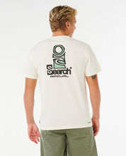 RIP CURL VAPORCOOL SEARCH STACK T-SHIRT MENS PERFORMANCE SURF TEE BONE