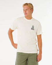 RIP CURL VAPORCOOL SEARCH STACK T-SHIRT MENS PERFORMANCE SURF TEE BONE