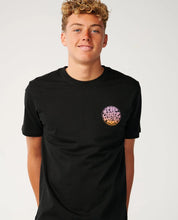 RIP CURL WETTIE PASSAGE ICON STANDARD TEE - BLACK