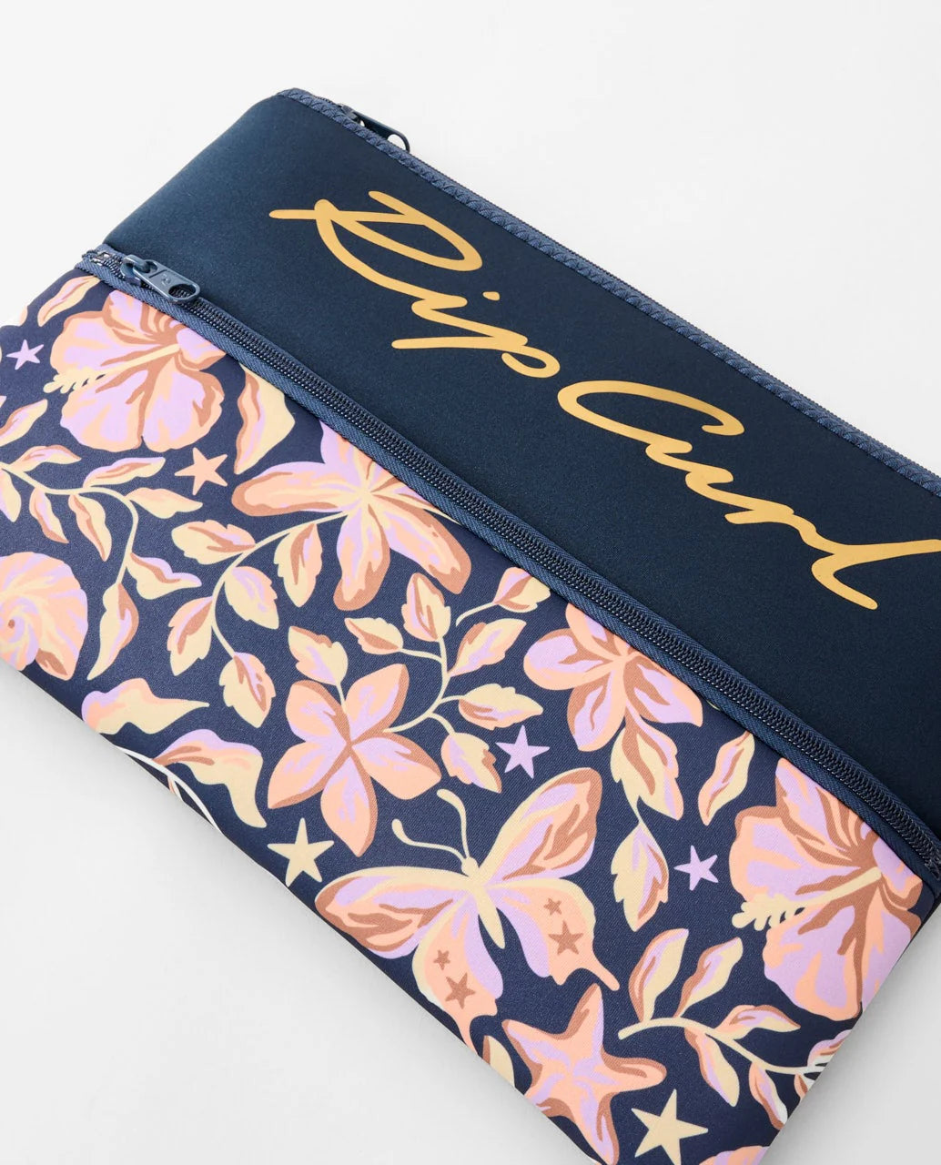 RIP CURL XL PENCIL CASE LARGE SCHOOL STATIONERY STORAGE – NAVY / LILAC