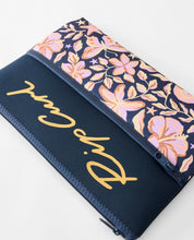 RIP CURL XL PENCIL CASE LARGE SCHOOL STATIONERY STORAGE – NAVY / LILAC