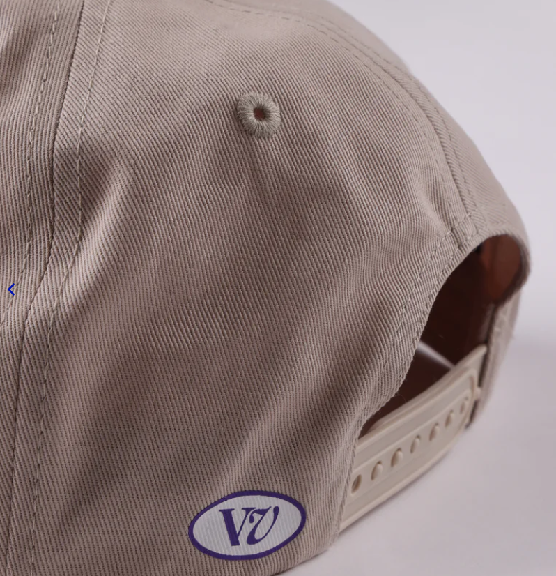 RIVVIA HAPPY GLOBE SNAPBACK CAP BONE MENS SURF LIFESTYLE HAT